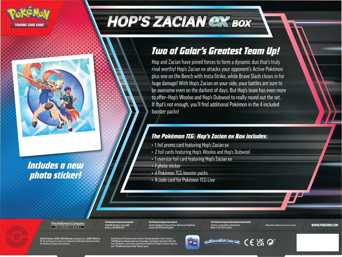 Hop’s Zacian Ex Box