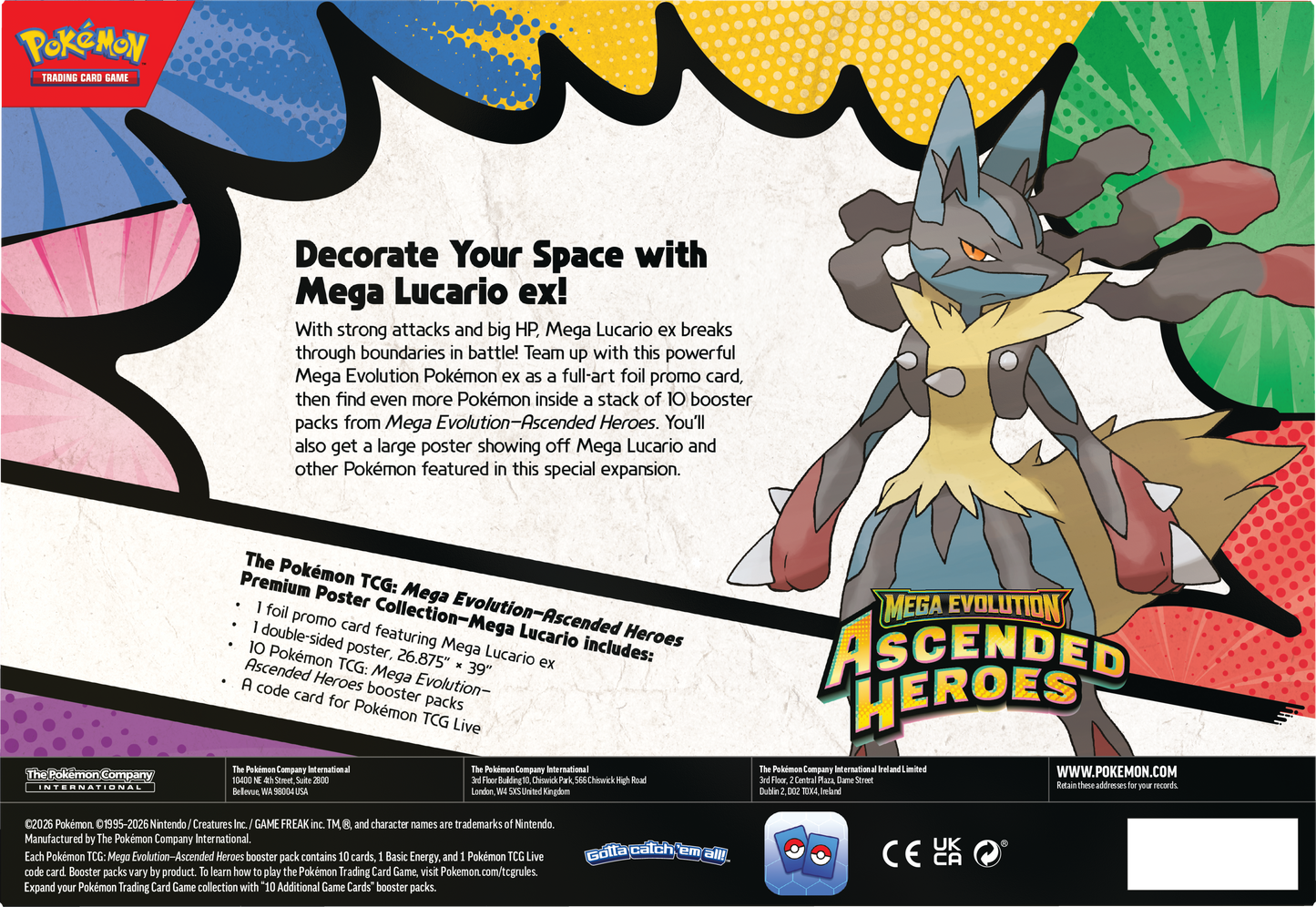Ascended Heroes - Premium Poster Collection - Mega Lucario
