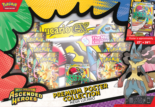 Ascended Heroes - Premium Poster Collection - Mega Lucario