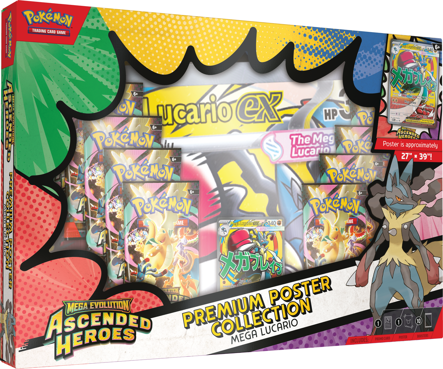 Ascended Heroes - Premium Poster Collection - Mega Lucario