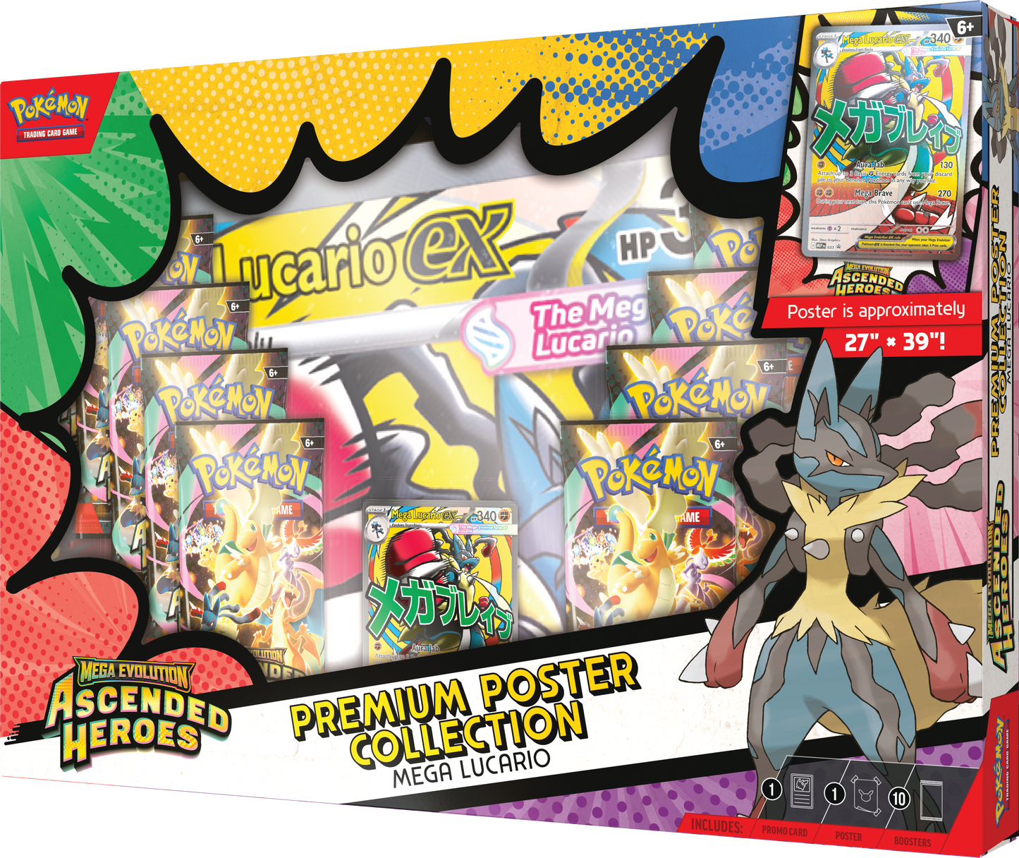 Ascended Heroes - Premium Poster Collection - Mega Lucario