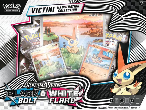 Victini Illustration Collection - Black Bolt &amp; White Flare (INGLÉS)