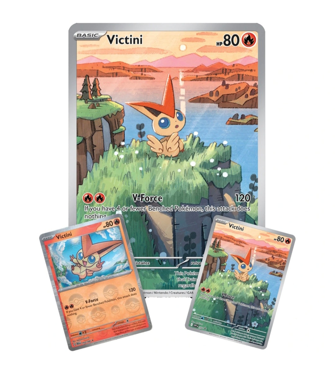 Victini Illustration Collection - Black Bolt &amp; White Flare (INGLÉS)