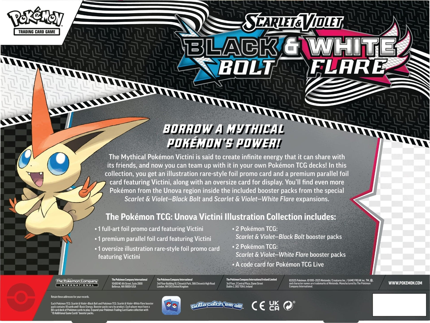 Victini Illustration Collection - Black Bolt &amp; White Flare (INGLÉS)